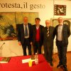 Con il prof. Emanuele Severino, Massimo Tedeschi, Paolo Barbieri e Claudio Bragaglio. Presentazione in AAB del libro " Forme della ribellione" 4.19.18